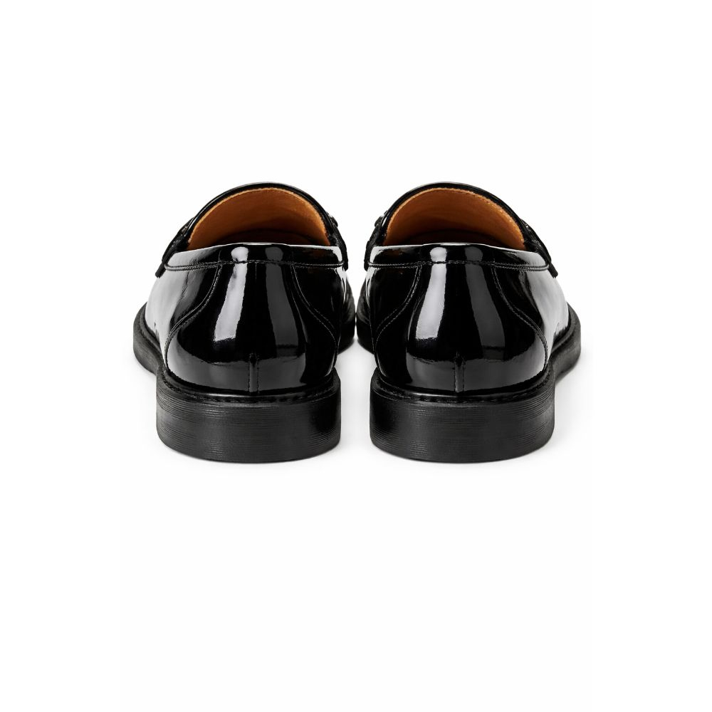 Mens Glossy Textured Slip On Loafer